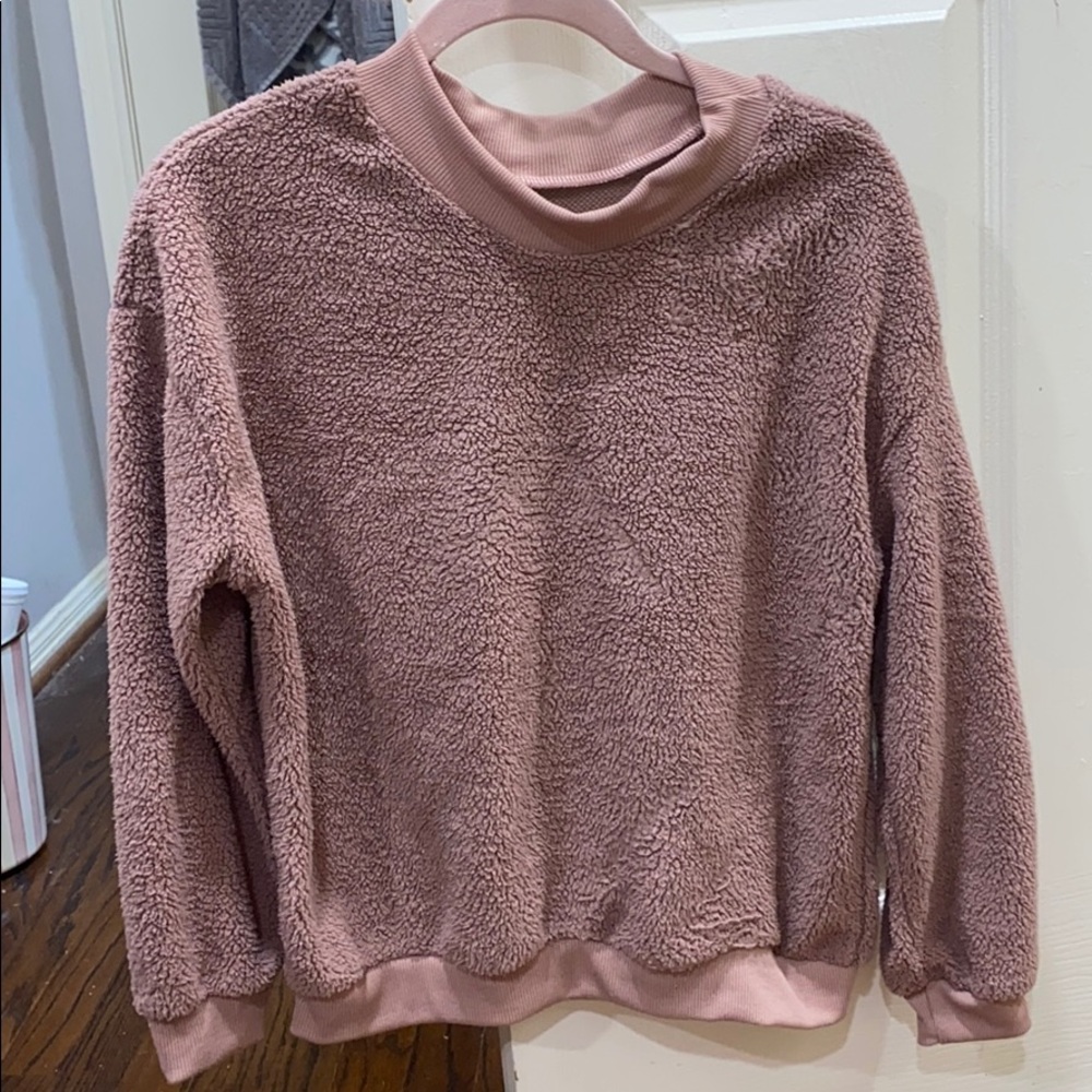 fuzzy sweater